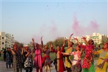 Holi celebration at SVM Randesan
