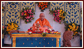 Swamishri engaged in his morning puja