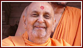 Swamishri in a divine mood