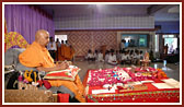 Swamishri engaged in his morning puja
