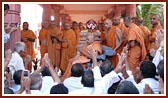  First Stambha Pujan for BAPS Shikharbaddh Mandir, Mahuva