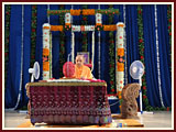  Swamishri engaged in his morning puja