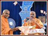  Swamishri inaugurates an audio publication