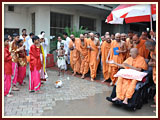  Swamishri in a divine, jovial mood
