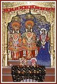  Shri Ghanshyam Maharaj and Shri Dharmadev and Bhakti Mata