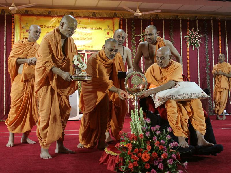 Inauguration of BAPS Swaminarayan Research Institute photos