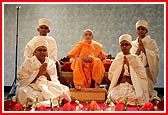 Sadhu Initiation Ceremony - ... with parshads