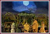 Swamishri, saints, and balaks play 