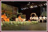 Morning,Kishores present a debate about college life in front of Swamishri 