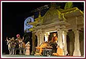 Evening ,Kishores perform skits depicting the hardships and incidents from the life of Shastriji Maharaj 
