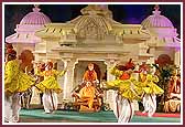 Evening ,Kishores perform a dance about Shastriji Maharaj's qualities