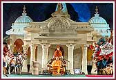 Evening ,Kishores perform a dance about Shastriji Maharaj's qualities