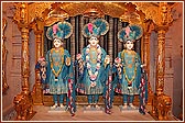  Colourful garments offered to the sacred images of Dham, Dhami and Mukta