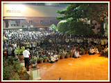Pramukh Swami Maharaj in Ahmedabad, 16 April 2010 