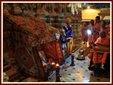 Pramukh Swami Maharaj in Ahmedabad, 16 April 2010 