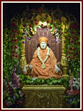 Pramukh Swami Maharaj in Ahmedabad, 19 April 2010 