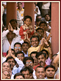 Pramukh Swami Maharaj in Ahmedabad, 24 April 2010 