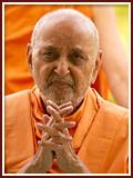 Pramukh Swami Maharaj in Ahmedabad, 22 April 2010 
