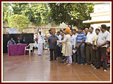 Pramukh Swami Maharaj in Ahmedabad, 12 May 2010 
