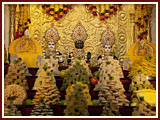 Annakut Celebration with Pramukh Swami Maharaj<br>Gondal<br>6 November 2010 - 
