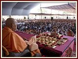 Annakut Celebration with Pramukh Swami Maharaj<br>Gondal<br>6 November 2010 - 