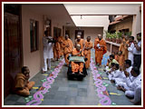 Annakut Celebration with Pramukh Swami Maharaj<br>Gondal<br>6 November 2010 - 