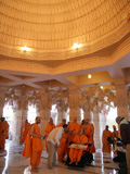  Swamishri visits the mandir complex