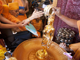  Swamishri performs abhishek of Shri Nilkanth Varni