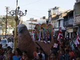  The grand murti-pratishtha procession