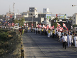  The grand murti-pratishtha procession