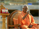 Pujya Doctor Swami addresses the assembly 