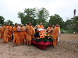  Swamishri visits the mandir complex