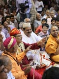 A skit presentation before Swamishri 