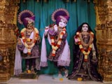 Shri Harikrishna Maharaj and Shri Radha-Krishna Dev