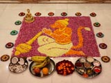  Flower rangoli