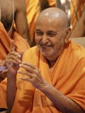 Swamishri in a divine mood