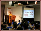 The Swaminarayan Sampraday: 1781 Pujya Saints gave a presentation on the purpose of life as the ultimate salvation (Moksh)