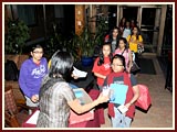 The Swaminarayan Sampraday: 1781 Delegates arrive at the registration booth