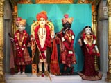  Shri Mukund Brahmachari, Shri Harikrishna Maharaj, Shri Gopinath Dev and Shri Radhikaji