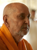  Swamishri engaged in darshan of Thakorji