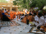 Swamishri in the Smruti Mandir pradakshina