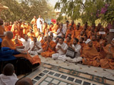  Swamishri in the Smruti Mandir pradakshina