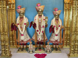 Bhagwan Swaminarayan, Aksharbrahman Gunatitanand Swami and Shri Gopalanand Swami