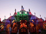  BAPS Shri Swaminarayan Mandir, Ahmedabad, at dawn
