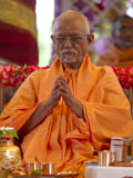  Pujya Doctor Swami engaged in mahapuja rituals