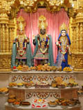  Annakut offered to Shri Harikrishna Maharaj and Shri Radha-Krishna Dev