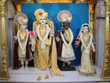  Shri Mukund Brahmachari, Shri Harikrishna Maharaj, Shri Gopinath Dev and Shri Radhikaji