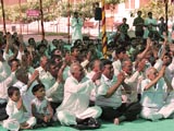  Devotees engaged in darshan of Swamishri
