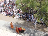  Swamishri in the mandir grounds