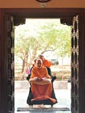  Swamishri after darshan of Thakorji